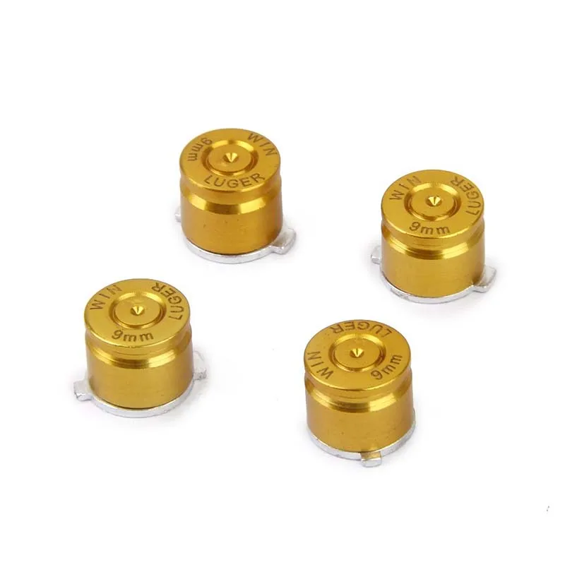 FULL 4pcs замена алюминиевые шарообразные пуговицы для PS3/PS4 контроллера