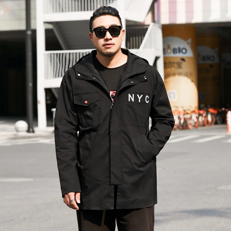 

big 8XL New Men Spring And Autumn Jackets And Coats Plus Size 6xl 7xl 8xl 9xl Large Size Jackets Mens Clothes Youth Windbreaker