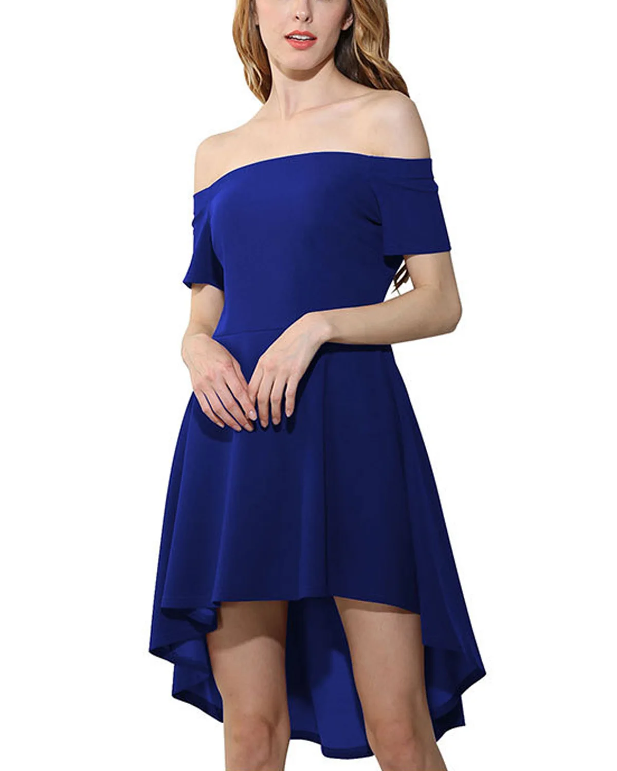 Wipalo женское элегантное вечернее платье с открытыми плечами и хвостом