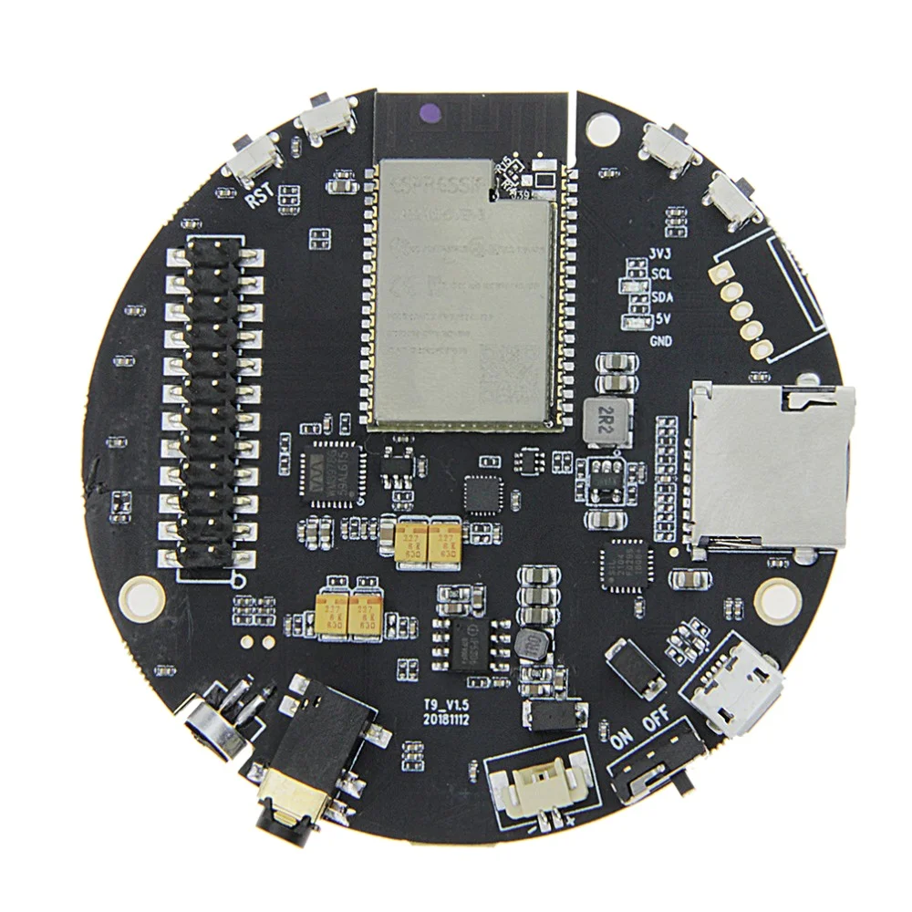 Ttgo Taudio V1.5 Esp32 Wrover слот для sd карты Bluetooth Wi Fi модуль Mpu9250 Wm8978 12 бит Ws2812B|Печатные
