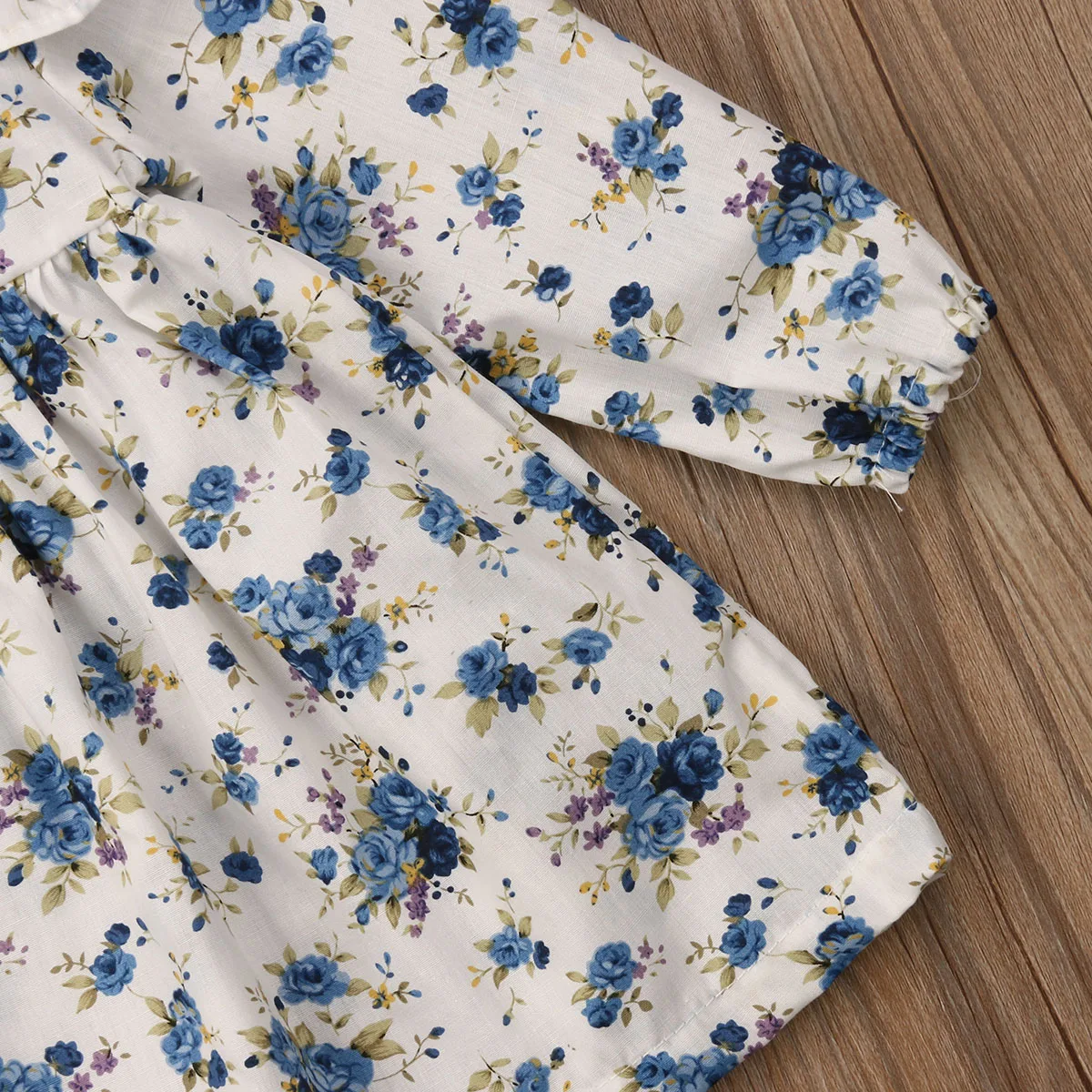 2019 Brand New 0-3Y Newborn Infant Kids Baby Girls Boho Dress Ruffles Long Sleeve Floral Knee-Length A-Line Spring Autumn | Детская