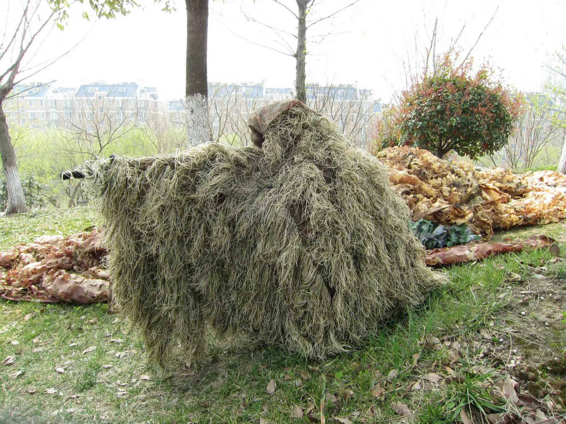 Охотничий костюм Outlife военный тактический Костюм Ghillie камуфляжная накидка пончо