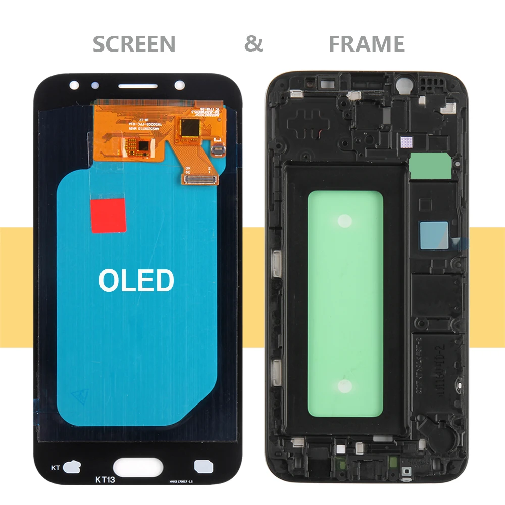 2 шт./лот OLED/TFT экран для Samsung GALAXY J5 2017 LCD J530F Дисплей J530 сенсорный дигитайзер стекло
