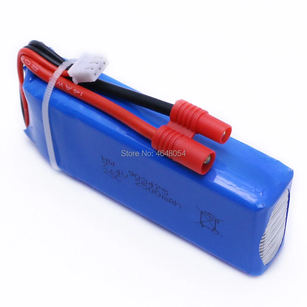 4 шт. Радиоуправляемый Дрон SYMA x8c x8w x8g x9w Lipo Батарея 7 в 2500 мАч 25c с 3in1 зарядное