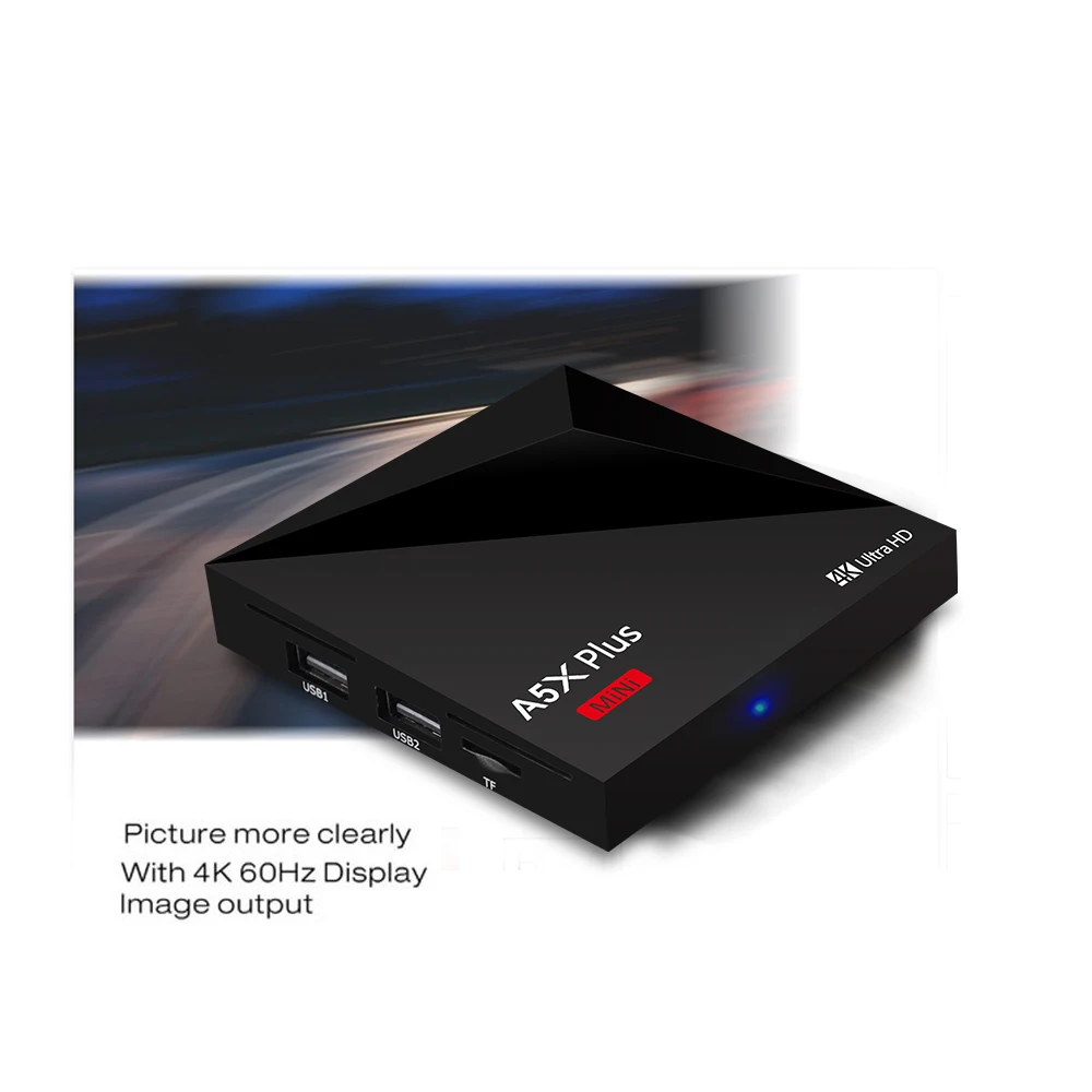 A5X Plus mini 2 Гб RAM 16 ROM Smart TV BOX Android 7 1 Rockchip RK3328 HD 4K мини медиаплеер 4 ГГц Wifi