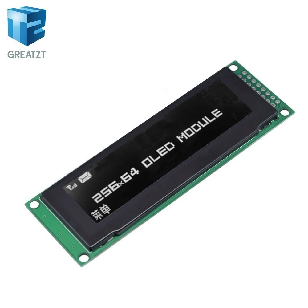 GREATZT Новый oled дисплей 2 8 &quot256*64 25664 точек Графический ЖК модуль экран дисплея LCM