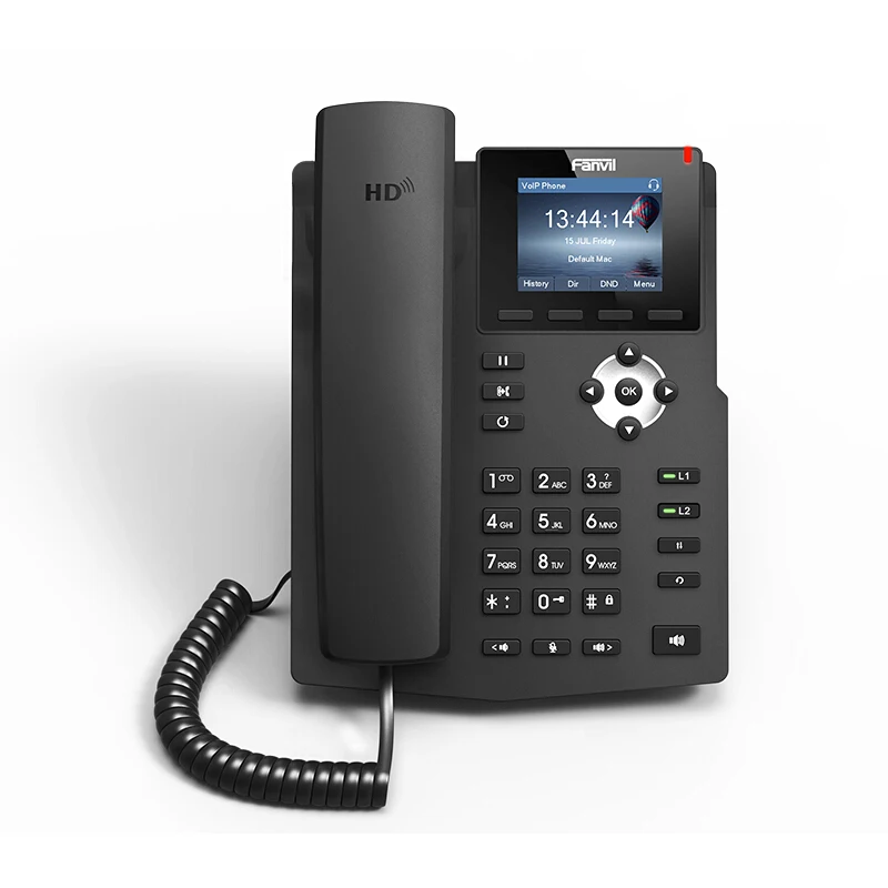 X3SP POE цветной экран входной уровень 2 sip линии IP телефон поддерживает EHS