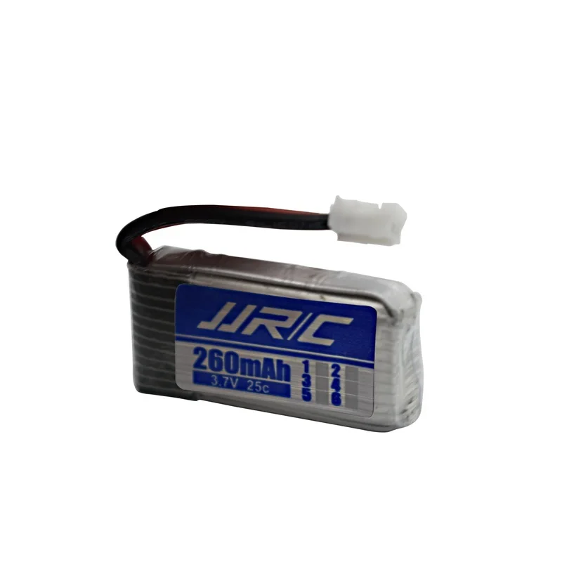 Оригинальный аккумулятор JJRC H36 3 7 в 260 мАч для E010 E011 E012 E013 F36 Lipo 6 1 UBS зарядное - Фото №1