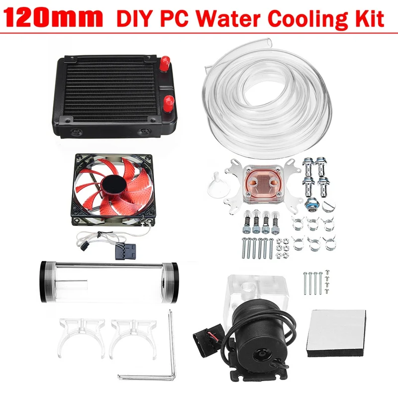 Универсальный комплект водяного охлаждения Leory для ПК сделай сам 120 мм водный ряд