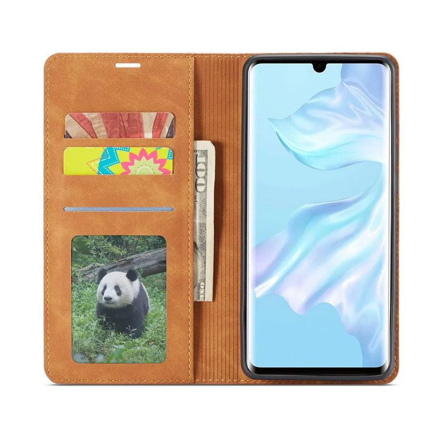 Роскошные мотыги Флип кожаный чехол для huawei P30 Pro Lite бумажник подставка держатель