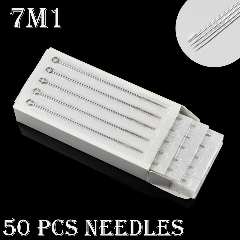 50Pcs disposable tattoo needle SINGLE STACK MAGNUM 5/7/9/11/13/15/17M1 Stainless Steel needles Tattoo equipment free shipping | Красота и