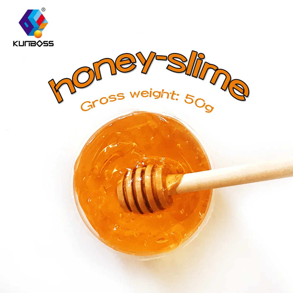 2018 мед-слизь игрушки прозрачная Полимерная глина моделирование слизи коробка