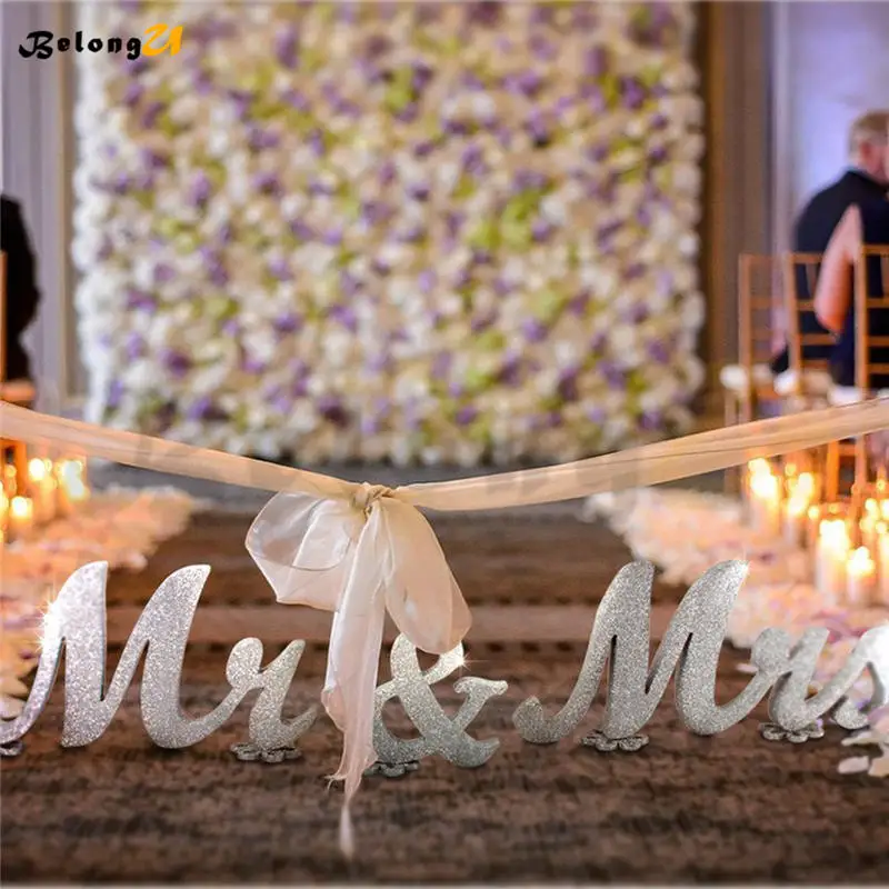 Свадебный декор из 3 предметов с буквами Mr & Mrs свадебные декорации реквизит для