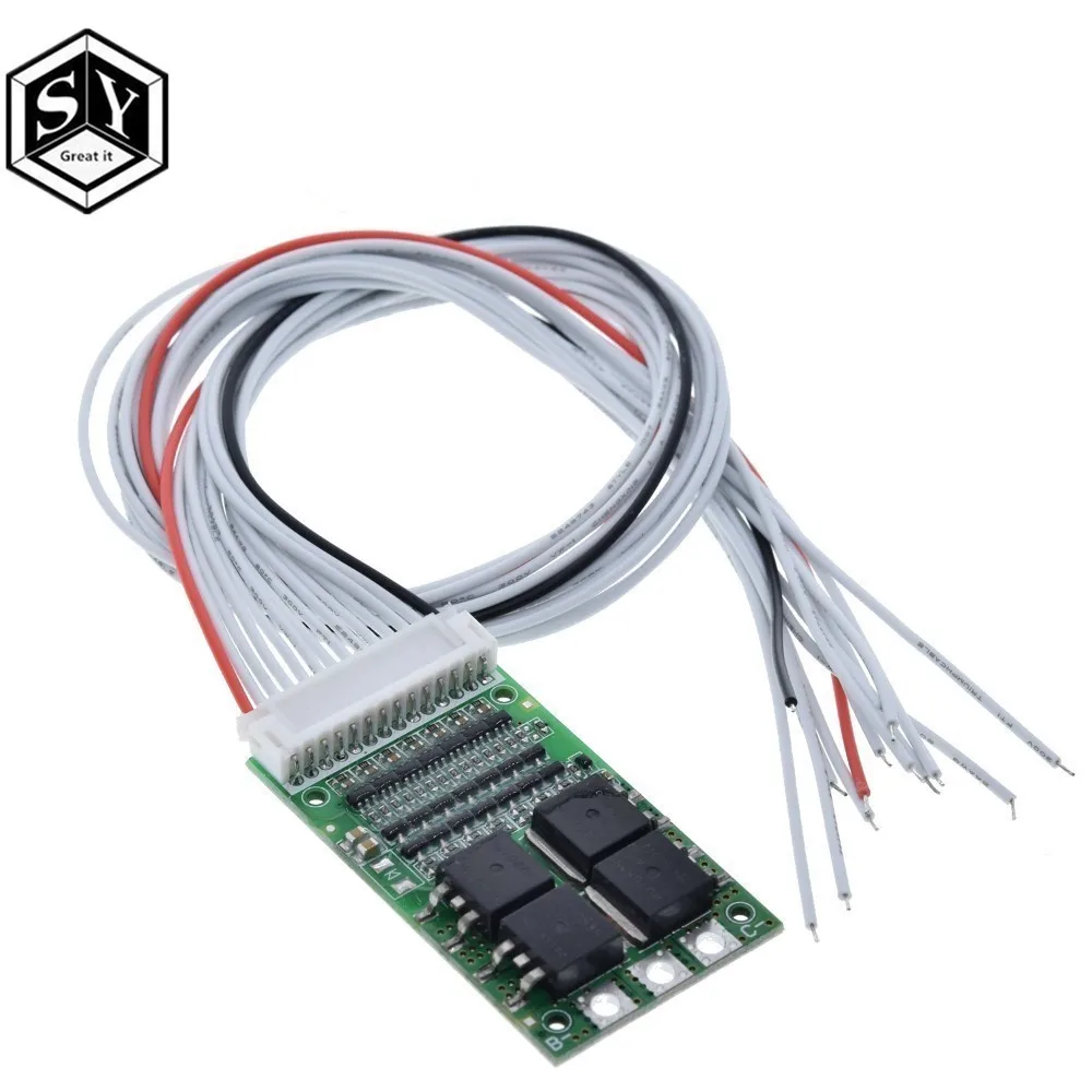 GREAT IT 6s 7s 8s 9s 10s 11s 12s 13s 3 6 v 4 2 25a Регулируемый Bms литий ионный аккумулятор 18650 система