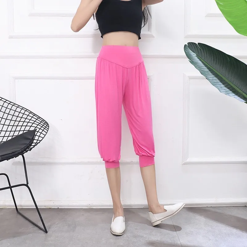 Женская летняя одежда новинка 2019 повседневные шаровары из модала женские