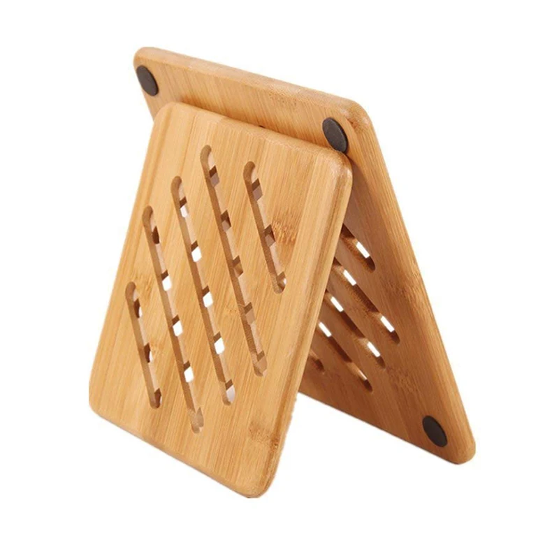 Популярные бамбуковые прокладки LUDA подставки для дома и кухни термостойкие