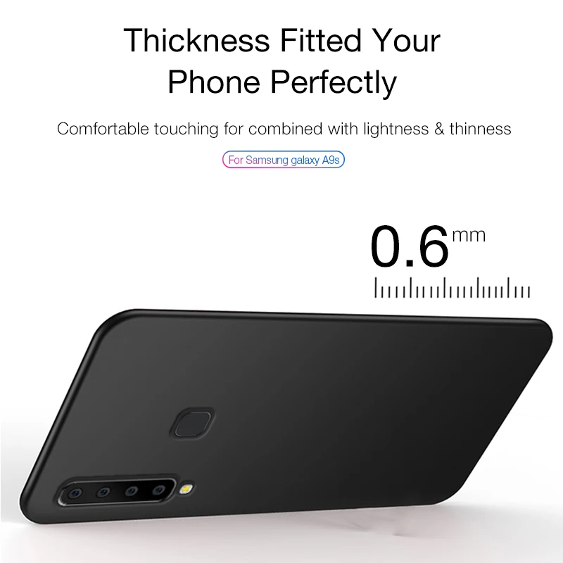 Мягкий черный чехол из ТПУ для Samsung Galaxy A02S A12 A32 A42 A52 A72 A51 A71 A70 A50 Ультратонкий