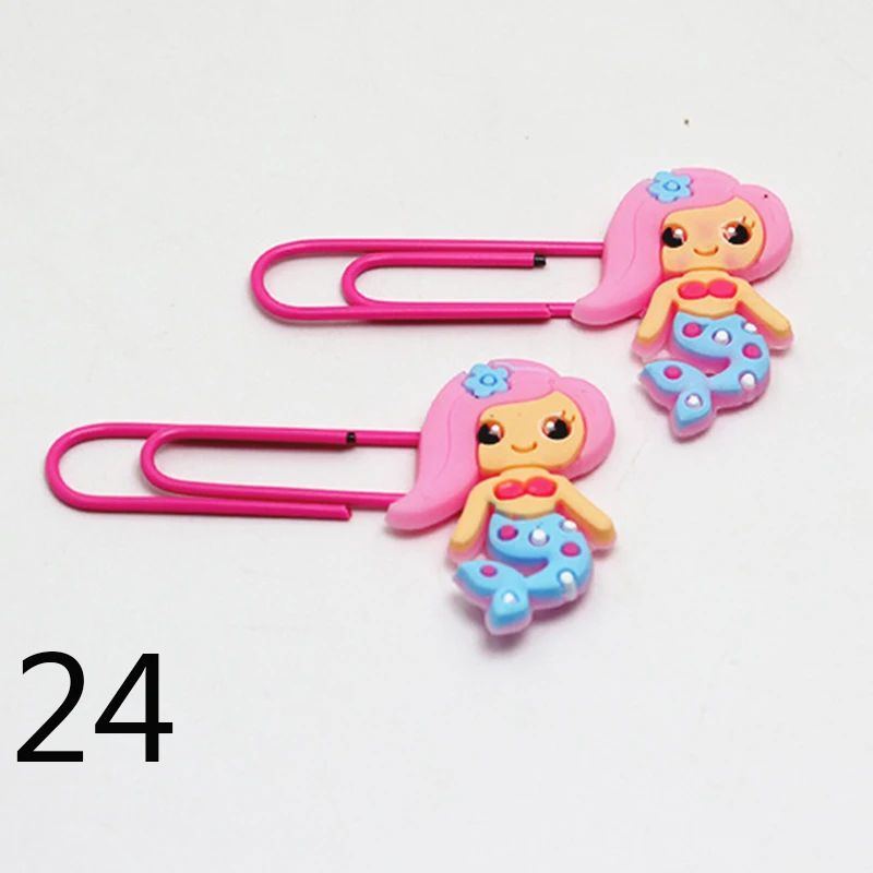 1PC Cute Unicorn Book Mark Lovely Mermaid Bookmarks Metal Paperclip For Books Kids Girls Gift School Supplies Novelty Stationery |