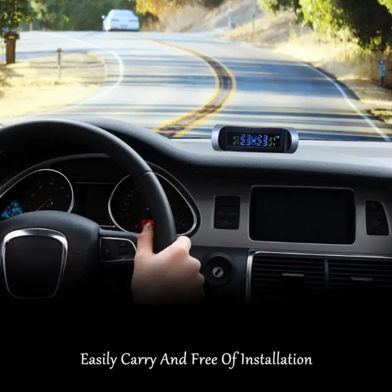 Солнечный беспроводной TPMS автомобильный датчик давления в шинах режиме