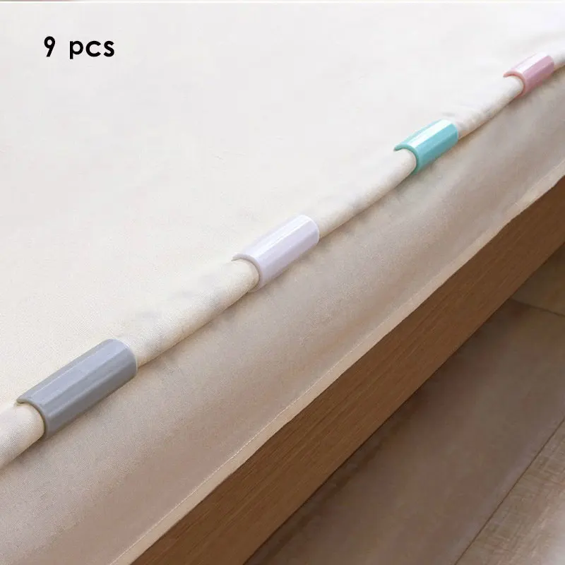 12 шт./компл. домашняя Жилая фиксирующая скользящая пододеяльник с зажимом