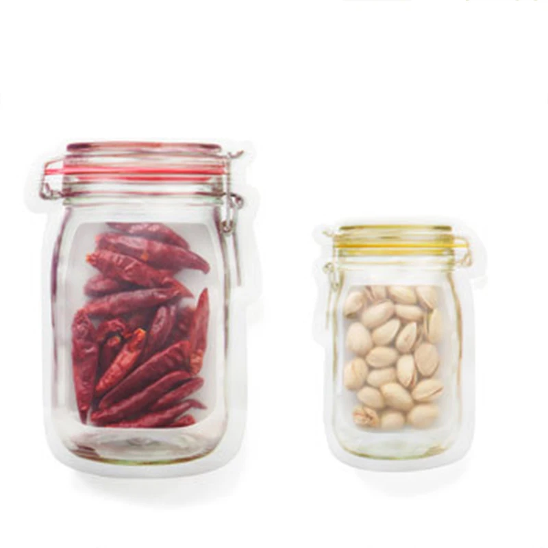 12 шт. портативные хозяйственные сумки на молнии многоразовые пакеты для хранения