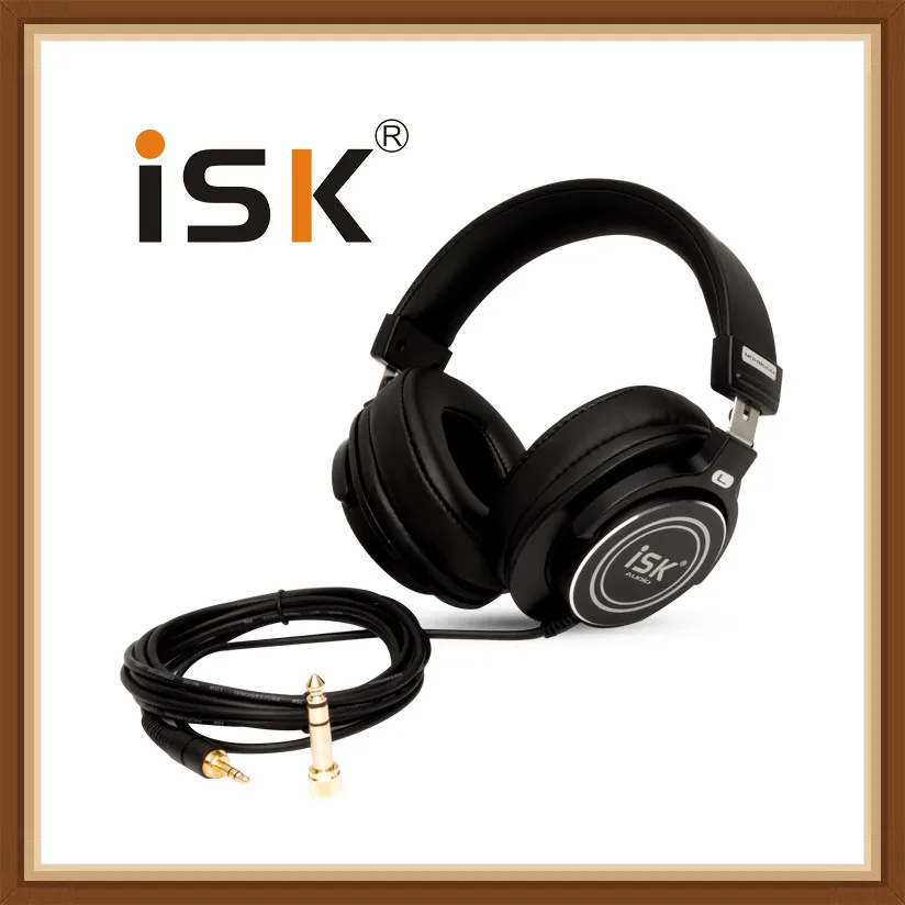 Hi Fi наушники ISK MDH8000 профессиональные мониторные компьютерная гарнитура DJ fone de