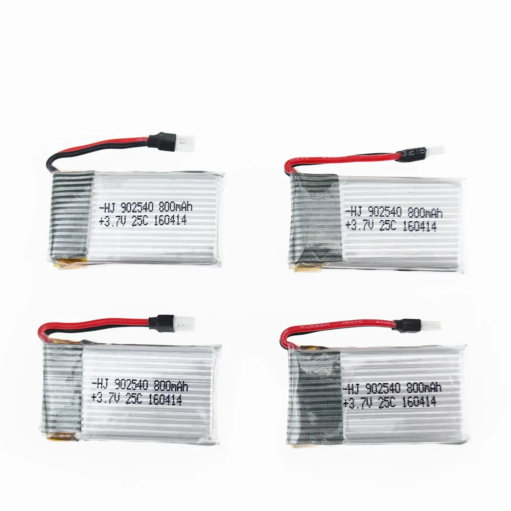 Syma X5C X5SC X5SW 1 V931 H5C CX 30 4PCS 800mAh аккумулятор и зарядное устройство для квадрокоптера