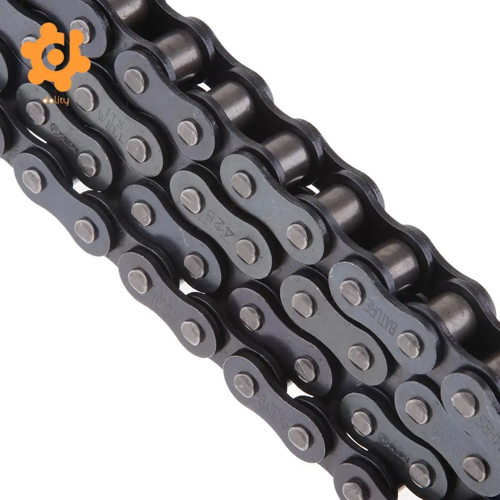 428 106 звеньев цепь привода для 150cc 125cc 250cc 140cc ATV QUAD DIRT BIKE O-ring Drive Chain Joiner Link |
