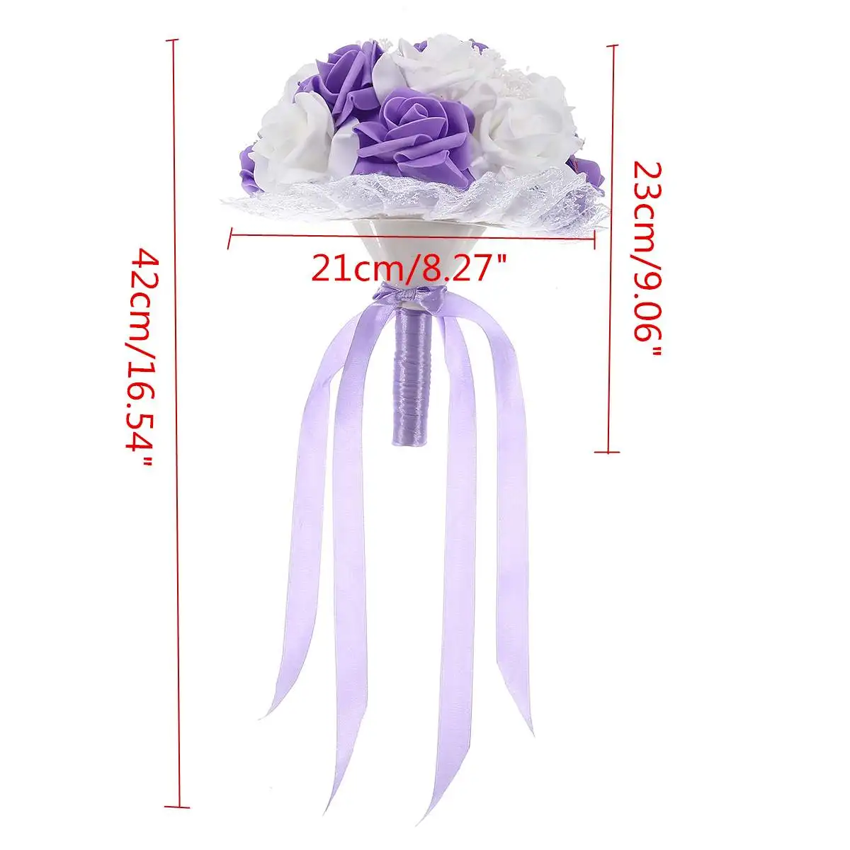 Свадебные букеты ручной работы 4 цвета искусственные цветы из пены для невесты и