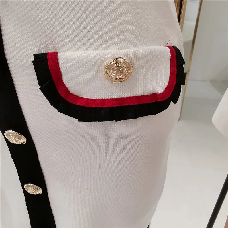 2019 летние женские топы для подиума с воротником стойкой полосатые трикотажные