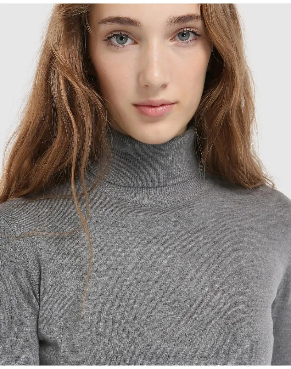 Базовая Женская одежда из джерси с отложным воротником |