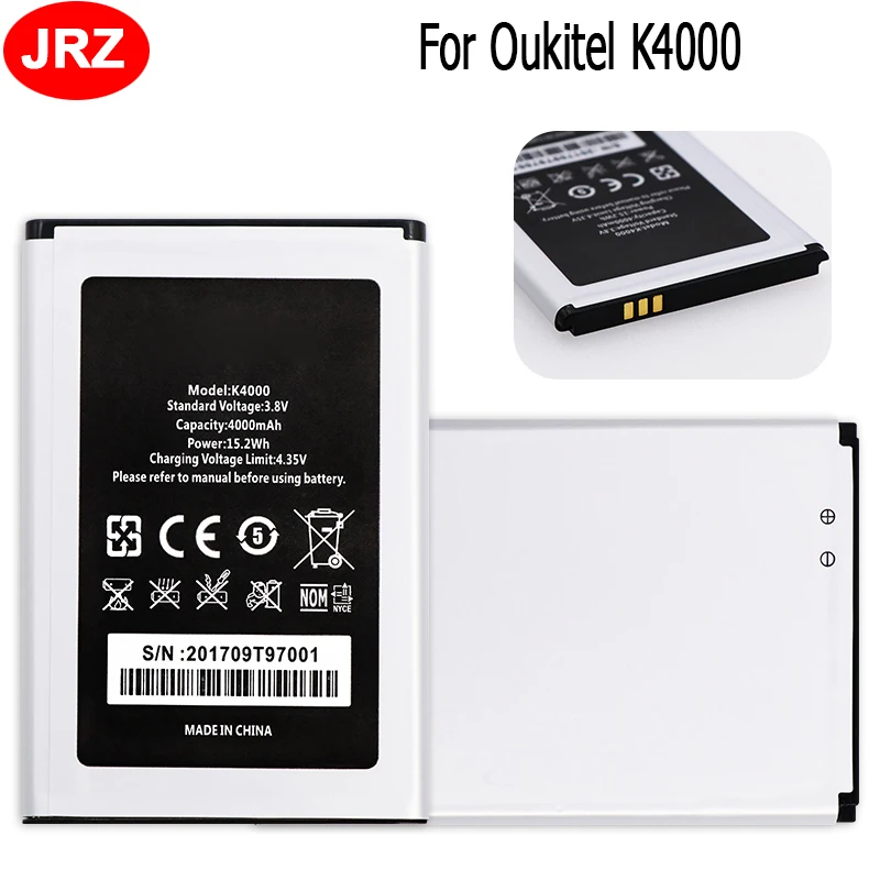 

Новый запасной аккумулятор 4000 мАч для Oukitel K4000 высокого качества
