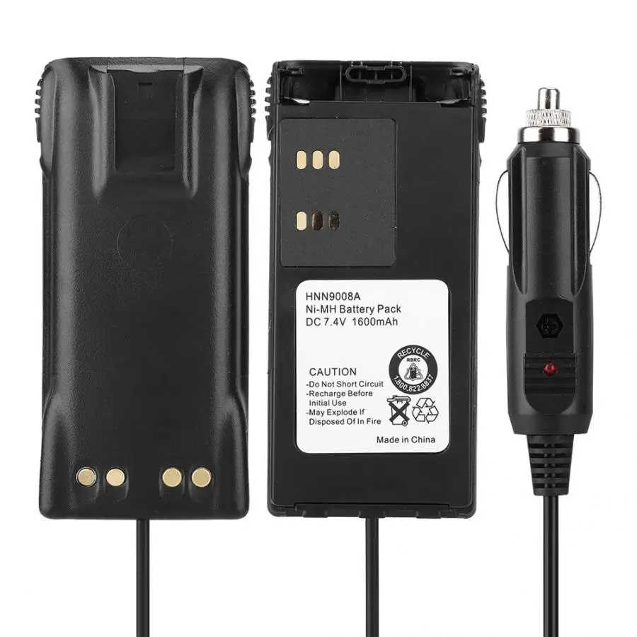 Автомобильный адаптер для устранения аккумулятора рации Motorola HNN9008 GP320 GP328 GP338 GP340