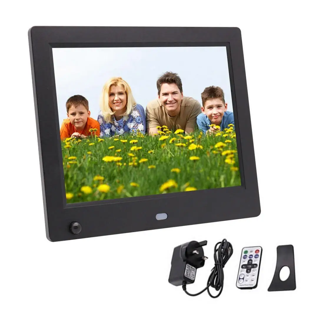 8 дюймовый музыкальный видеоплеер MP3 TXT 82w x 2 5 V 2A Digital Photo JPG JPEG Frame до 32G 32G|Цифровые
