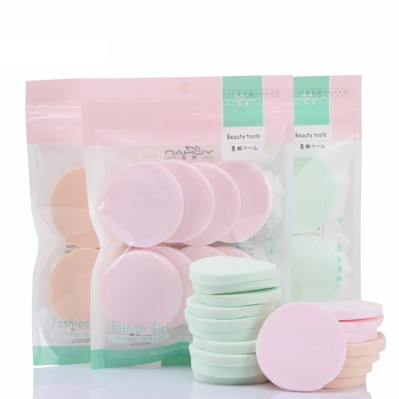 8pcs Soft Makeup Sponges Powder Puff Dry Wet Amphibious Facial Make Up Sponge Beauty Foundation Cosmetic Tools |