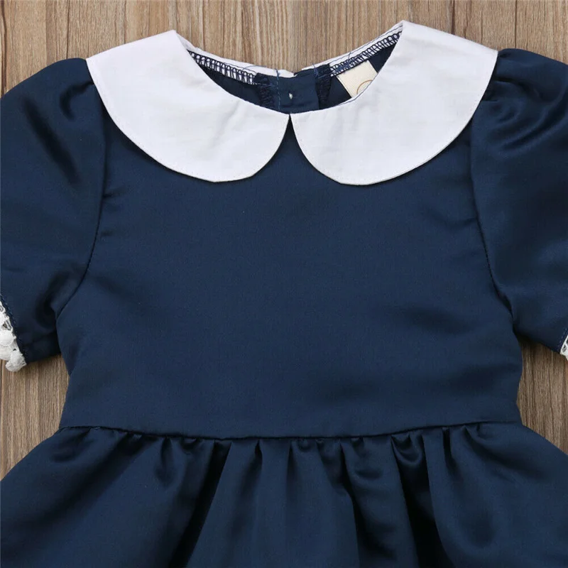 Оптовая продажа Платье для малышей Хлопковая блузка в стиле ретро Праздничное