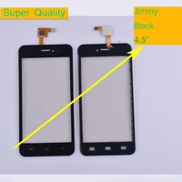 10pcslot for wiko jimmy touch screen panel sensor digitizer front outer glass touchscreen jimmy touch panel black replacement
