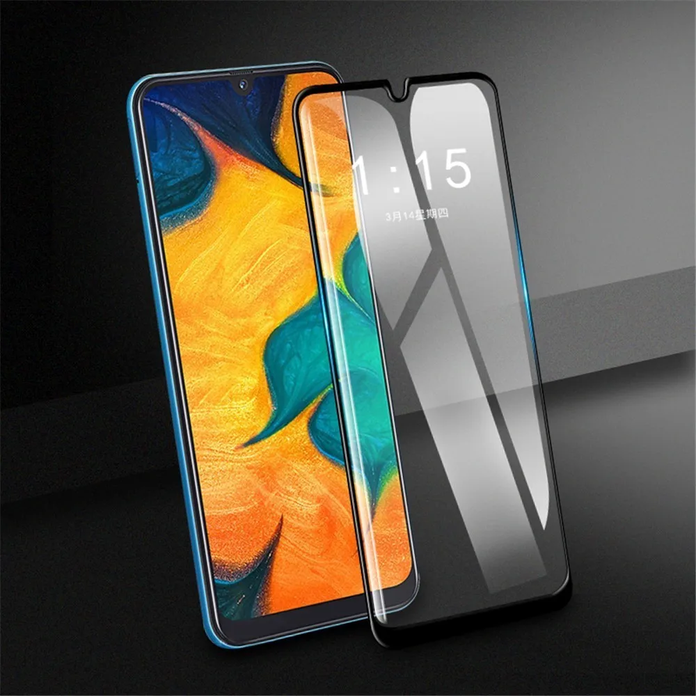 Защитное стекло 8D для Samsung Galaxy с полным покрытием A 10 20 30 40 50 60 70 80 90 A21S M J4 Core |