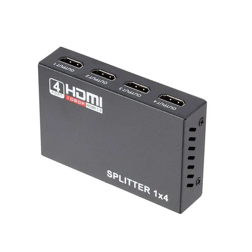 Full HD HDMI разветвитель BEESCLOVER 4 порта ретранслятор усилитель v1.4 3D 1080p 1 в выхода