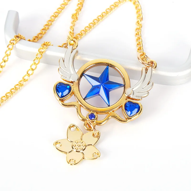 Карта Captor Sakura Аниме фигурки с принтом героев мультфильмов волшебная палочка