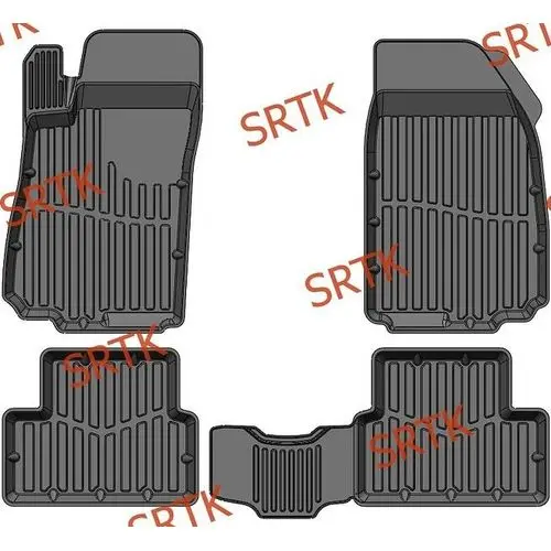 Коврики в салон СРТК Chevrolet Aveo (12 ) резиновые (CH.AV.12Г.02х44)|Детали и аксессуары для