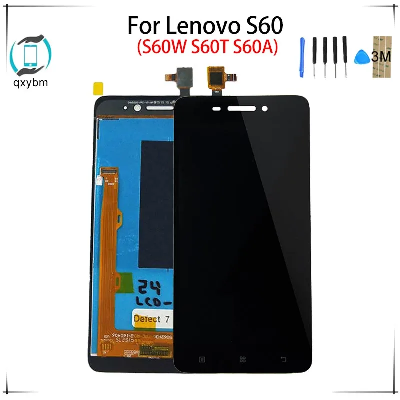 Для Lenovo S60 S60W S60A A 5 дюймовый ЖК дисплей сенсорный дигитайзер стекло в сборе Замена