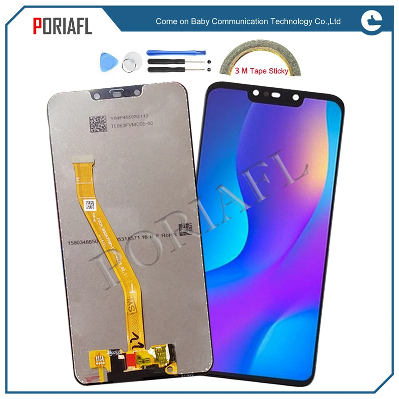 Дисплей LCD + сенсорный экран для Huawei nova 3i нового качества 100% сборка nova3i 2340*1080 6.3 дюйма.