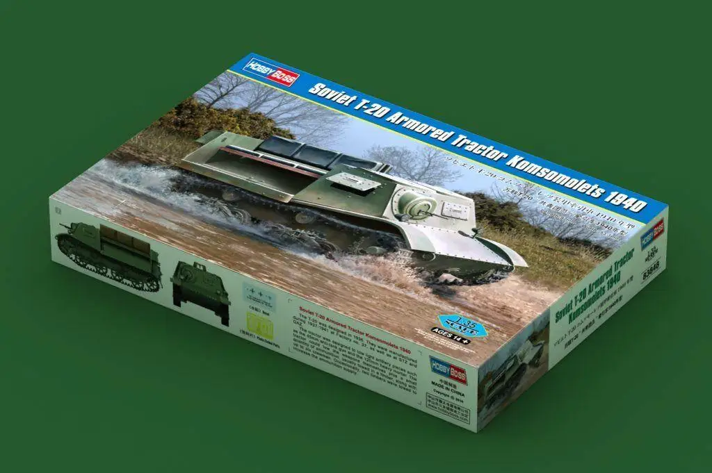Военный трактор Hobbyboss 1/35 83848 советский строительный мини 1940|Наборы для сборки