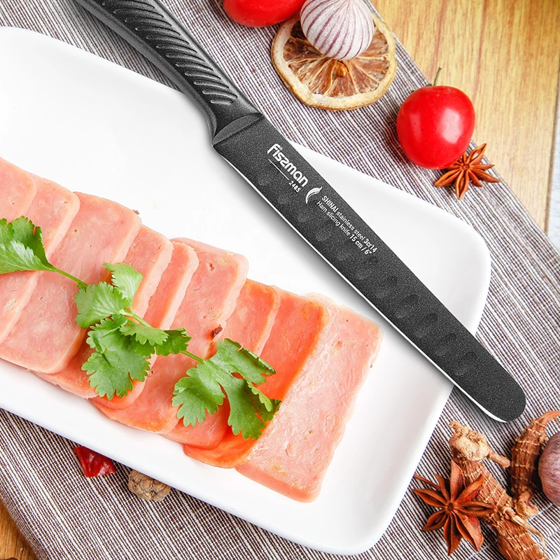 Fissman SHINAI серии 6 дюймов слайсер для ветчины ножи из нержавеющей стали 3cr14 кухонный