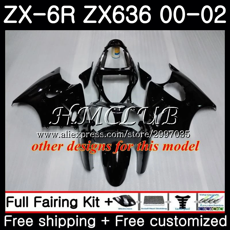 Корпус для KAWASAKI NINJA ZX 6 R ZX636 фабричная красная лампа 2000 2001 2002 57h4. 4 636 6R 600 CC Φ ZX6R 00 01 02