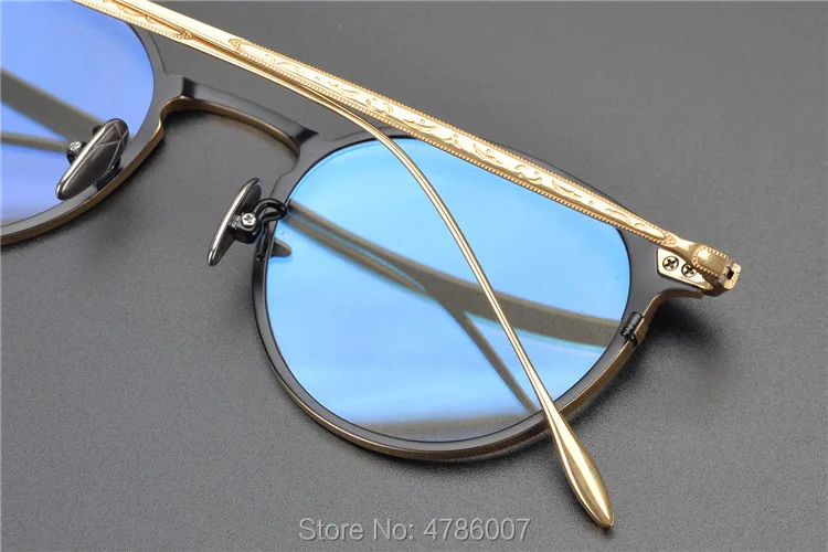 

2020 Pure Titanium Round Eyeglasses Frame Optical Frames Unisex Glasses Retro Eyeglasses Prescription Men Women myopia frames