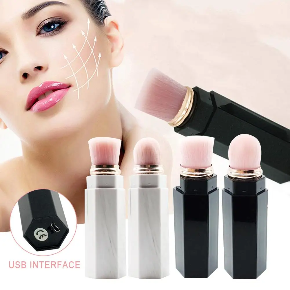 Электрическая Косметическая искусственная кисть для основы под макияж USB