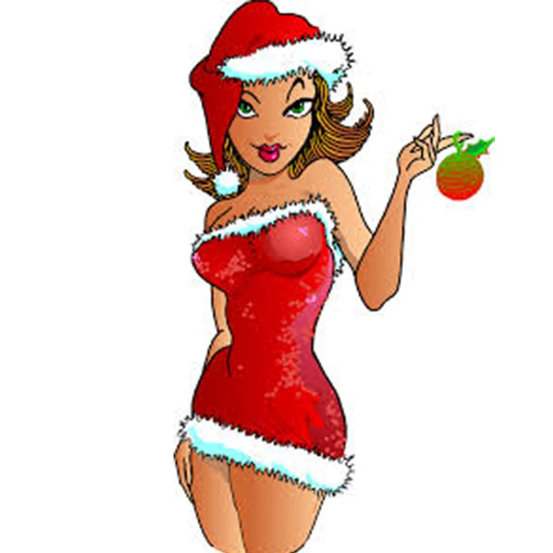 Women Nightgown Christmas Cosplay Costumes Female Red Corduroy Halloween Uniform Role Playing for Adult Santa Clause Dress + Hat |