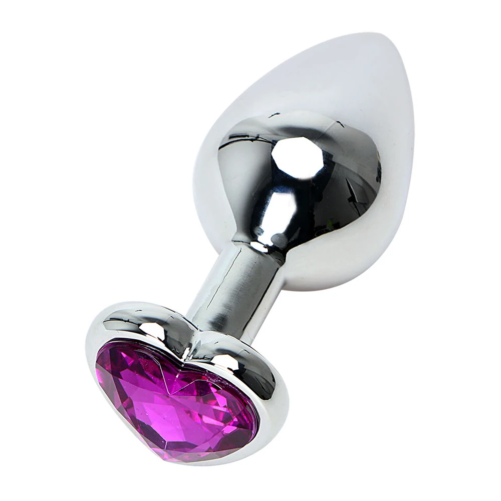 VATINE Anal Plug Prostate Massager Heart Shaped Crystal Jewelry Sex Toys For Woman Men Gay Butt Adult Products | Красота и здоровье